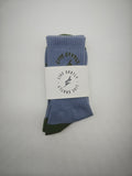 LIVE GR8TLY - Sports Crew Socks (Grey/Olive)
