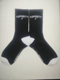 HUMANITY - Sports Crew Socks (Black/White)