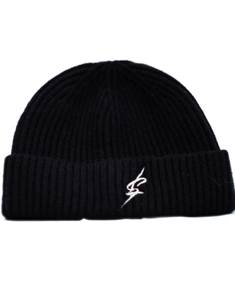 LIVING ST8MENTS Classic Logo - Black Fisherman Beanie