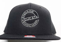 ENGAGE | EDUCATE | EMPOWER - Black Classic Flat Brim Snapback