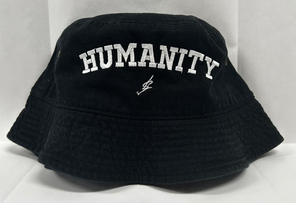 HUMANITY - Classic Black Bucket Hat
