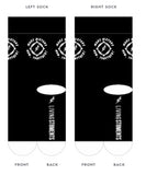 MAKE HISTORY NOW, TOGETHER - Sports Crew Socks (Black/White)