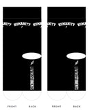HUMANITY - Sports Crew Socks (Black/White)