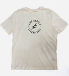 LIVE GR8TLY Premium Tee (Cream/Olive Green)