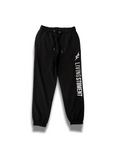LIVING ST8MENTS Premium Joggers/Sweatpants (Black/White)