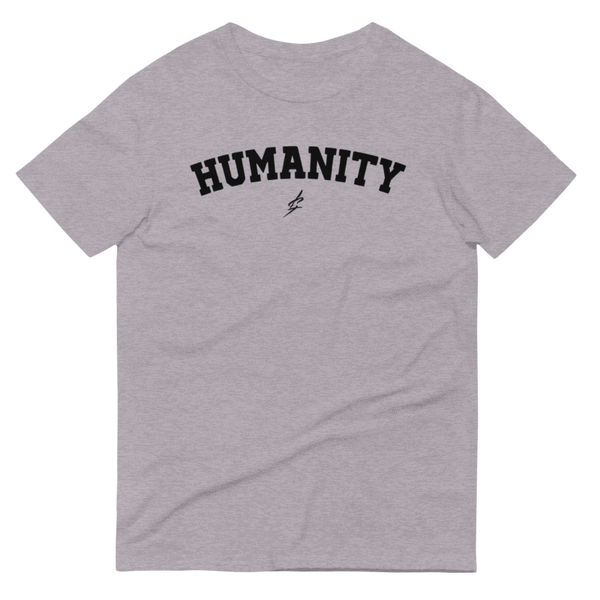 HUMANITY Luxury Tee - Grey (Premium Soft Cotton Blend)